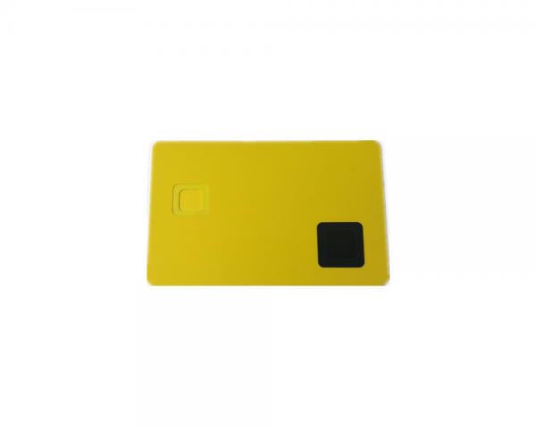 Quality High Security Smart Fingerprint Card Biometrics Access Credit Card for sale