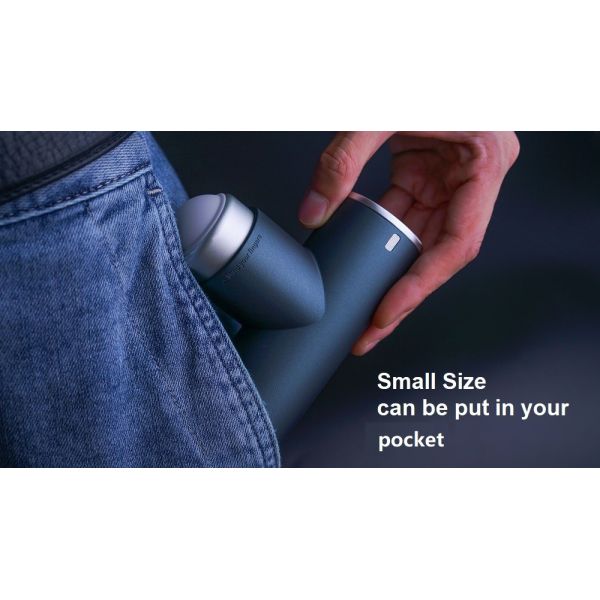 1600rpm Handheld High Frequency Massage Gun Portable Silicon Heads