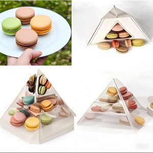 Lightweight Macaron Packaging Trays Paper Macaron Gift Boxes Easy Handling