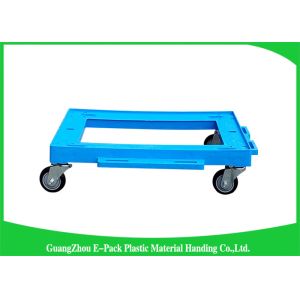 Foldable Antistatic Plastic Moving Dolly Transport Turnover For Industrial