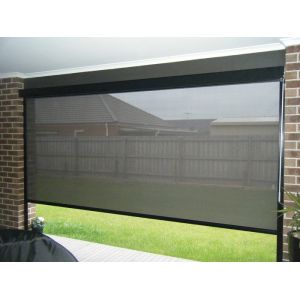 China UV Coating Waterproof Terrace Sun Shade Zip Track Blinds on sale