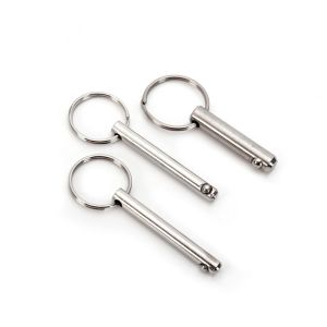 Quick-Release Pins Stainless Steel Ball Lock Handle with Detent Ring Pin