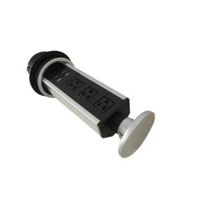 Integrated Kitchen Pop Up Power Sockets 110 Voltage Rohs Certificate With Usb