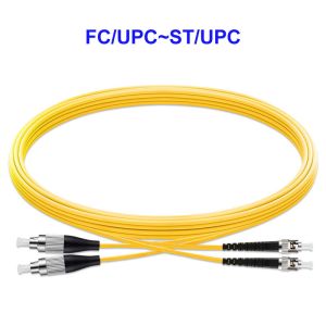 Optical Fiber Cable FC UPC ST UPC Single-Mode Dual-Core Carrier-Grade OS2