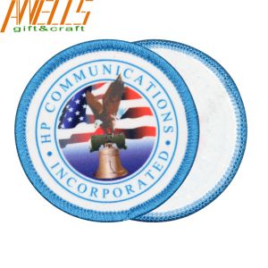 Promotional Custom Sublimated Patches Cold Cut Hook And Loop Backing