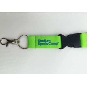 Personalized logo plain color id badge holder lanyard polyester custom printing