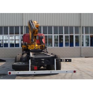 Durable 16 Ton Transporting Articulated Boom Crane , Hydraulic System
