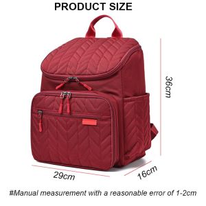 Custom Diaper Bag Backpack MultiFunction Travel Bag with Changing Pad mochila