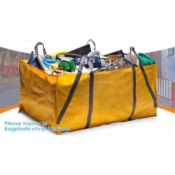 DUMPSTER, FIBC BAG BOPP WOVEN BAG PP WOVEN BAG FABRIC ROLL PLASTIC PALLET PP
