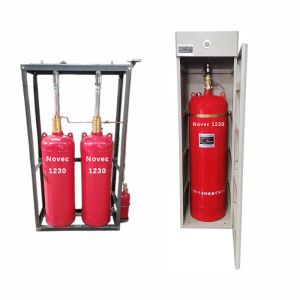 Red NOVEC1230 Fire Suppression System for Ambient Temperature 0-50C with Online