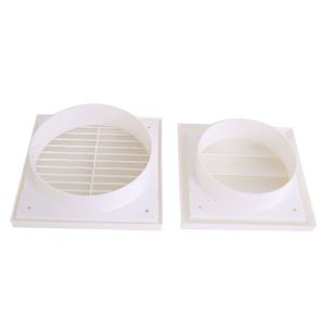 100-200mm Plastic Ventilation Fixed Louvre Square Grille with Plastic Blade