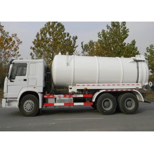 China 6X4 Euro2 290HPRoad Vacuum Tanker Truck / Sewage Pump Tanker / Sewage Suction Tanker Truck on sale