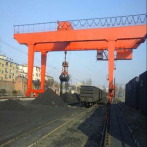 10 Tons A5 Mobile Double Girder Grab Gantry Crane MZ Type Electrical For
