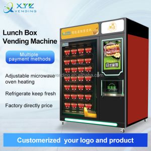 Commercial Automatic Fast Food Box Lunch Bread Sandwiches Vending Machine Hot