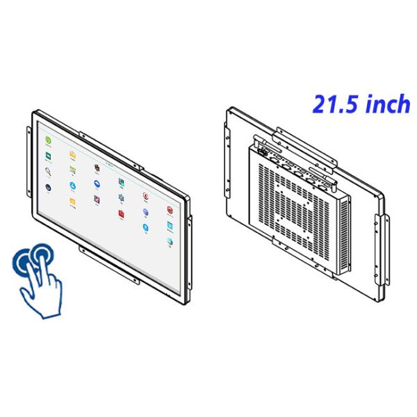 21.5-Inch Android Interactive Platform for Industrial Equipment, Exhibition Displays, Corporate Dashboards, and Public Information Hubs