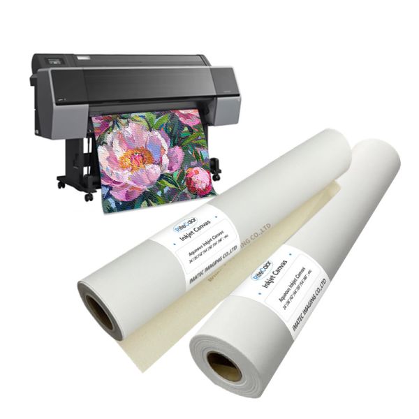 Quality 127cm 152cm Width Matte 280gsm Polyester Canvas For Eco Solvent Ink Printer for sale