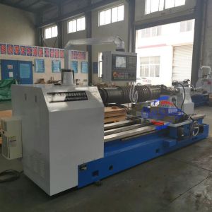 China Popular Model Roll Turning CNC Roller Notching And Marking Machine Lathe on sale