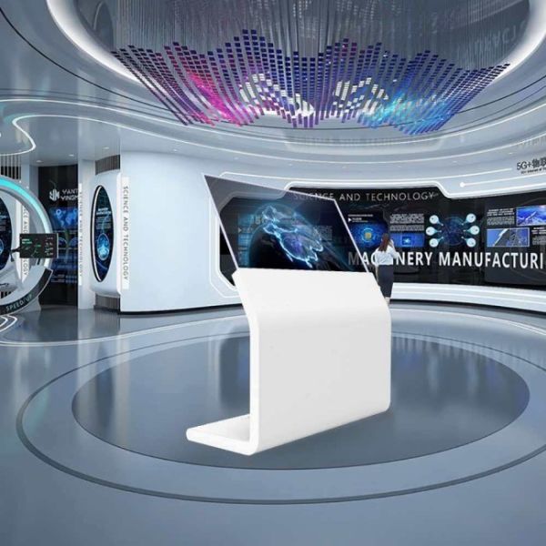 55 Inch 2K Resolution Ultra-Clear Transparent OLED Screen for Stunning Digital Real Estate Inquiry Kiosk