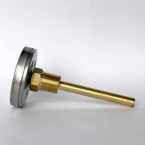 63mm Bimetallic Temperature Gauge 100C Solar Collectors Bimetallic Actuated