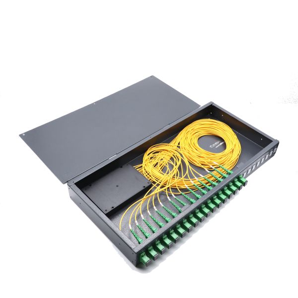 50dB OEM Rack Mount 0.5m Fiber Optic PLC Splitter