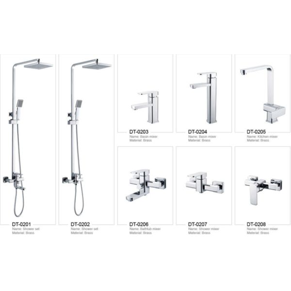 Luxury Golden Brass Bathroom Basin Faucet Single Hole Mount 18L/Min