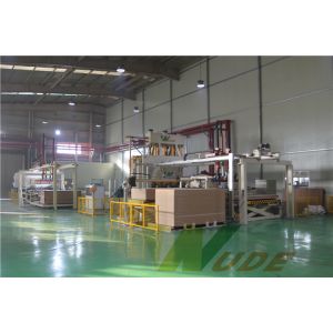 Single Layer Short Cycle Lamination Line Hot Press For HDF MDF PB Board