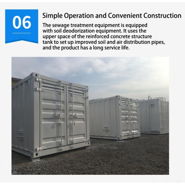 50-6000m3/d Mobile Containerized Sewage Treatment Plant For Plastic PET Washing Textile Farm Food Processing Recycling