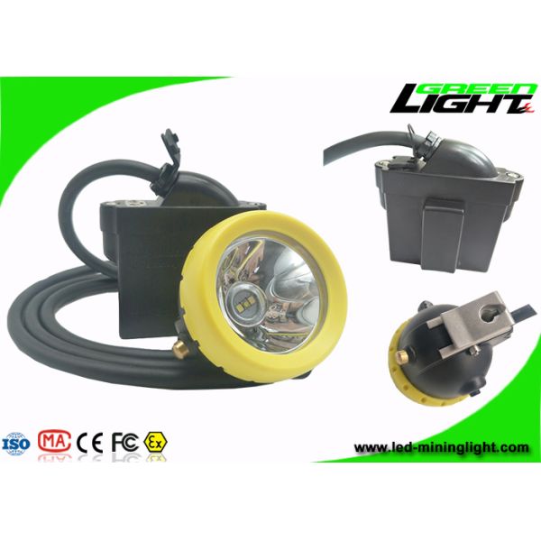 IP68 Coal Mining Cap Lights 10000lux 7.8Ah Li - Ion Battery 18hrs Long Lighting Time