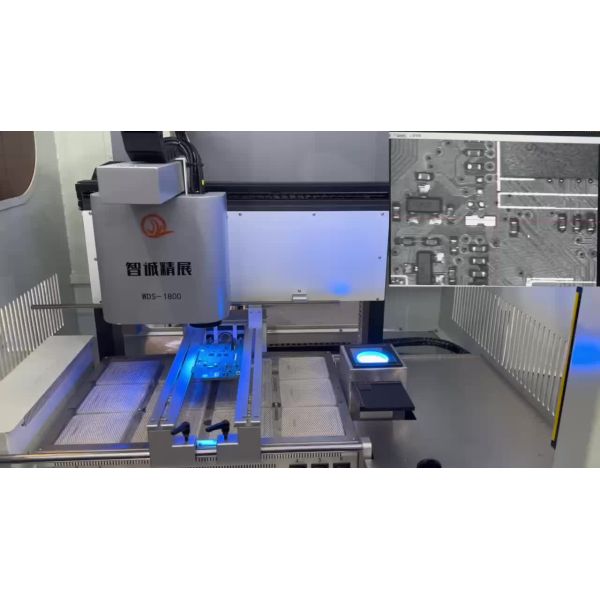 WDS-1800 Fully Automatic BGA Rework Machine with High-Efficient Infrared + Gas Hybrid Heating for Industrial Motherboard PCBA Repairing