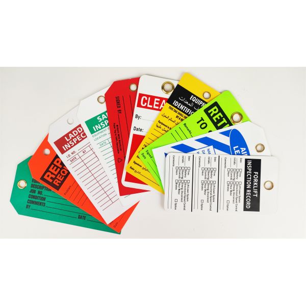 Custom Design Danger Notification Tag for Industrial Application