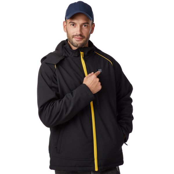 Quality Breathable Electric Jacket Mens Button Control Windproof for sale