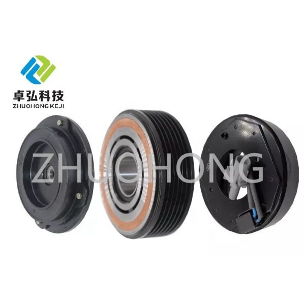 6PK 110MM 12V Auto AC Compressor Pulley Clutch Kit for BMW X3 2004-2019 Durable Design