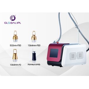 Pico Second Laser Machine Honey Comb Head 1064nm 532nm Skin Rejuvenation