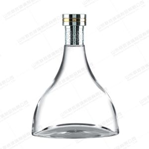 Clear Glass Liquor Bottle With Corking OEM/ODM Acceptable 375ml 500ml 750ml