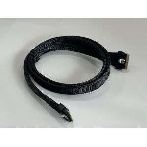 SFF-8654 8i to SFF-8654 8i High-Speed Mini SAS HD Connector Cable, 1.0 m 32AWG