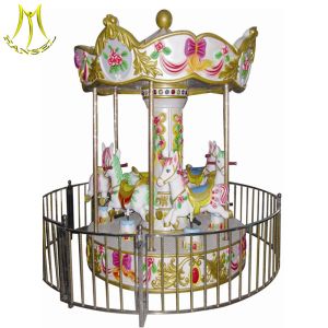 China Hansel Attractions children's games amusement park ride musical carousel on sale