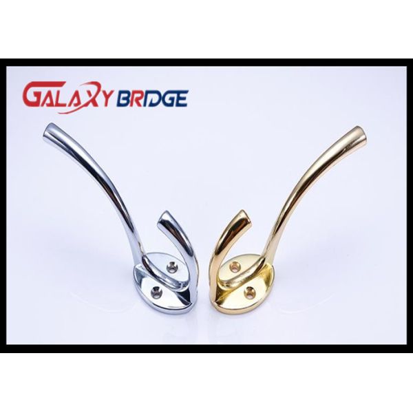 Quality Gold Plated Cloth Hanging Hooks , Solid Wall Cap  Hanger Bag Hooks Bathroom Accessorie Towel Rack for sale