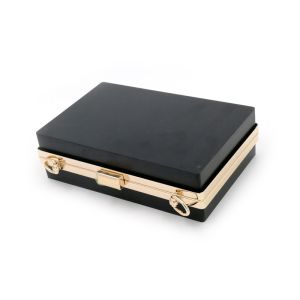 2019 New style 18*10.5 CM gold square shape metal clutch purse frame with