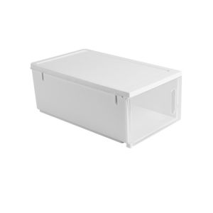 Acrylic Plastic Shoe Box Organizer Shoe Boxes Clear Plastic Stackable