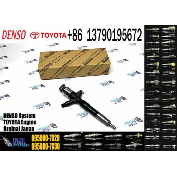 Common Rail Fuel Injector Nozzle 095000-7020 23670-39175 Injection Valves for