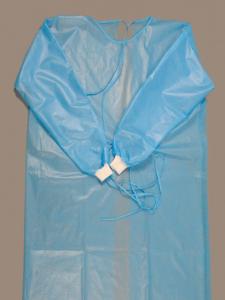 Wholesale PP / SMS Disposable Surgical Scrubs Patient Gown Coverall With Knit Cuff from china suppliers