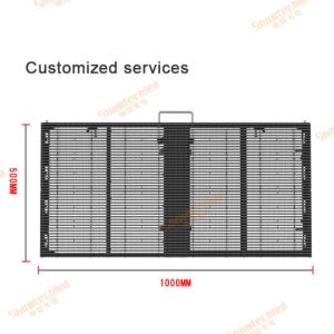 10.41x10.41mm Outdoor Transparent LED Screen Billboard Advertising LED Display