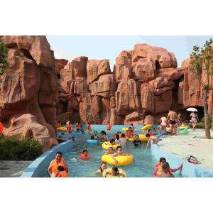 Wholesale Air blower Material Water Park Lazy River Swimming Pool 3m-6m Width 1m Depth / Customized Water Slide from china suppliers