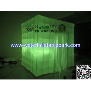 Shinning Shooting Inflatable Photo Booth Tent With LED Light