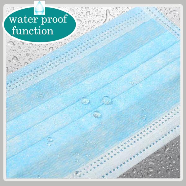 Manufacturer CE FDA in stock earloop anti dust virus Non-woven 3-ply disposable face mask