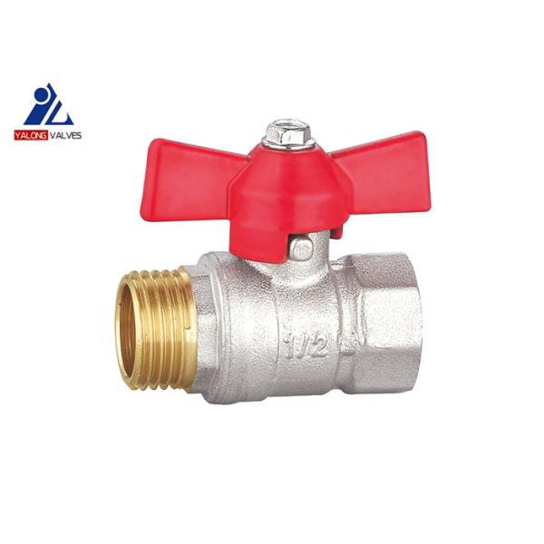 Quality HPb 3 Brass Ball Valve ISO14001 T Handle Ball Valve F X M Threaded for sale