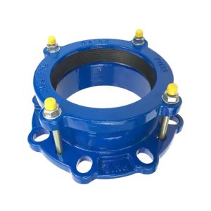 DN150 PN10 Ductile Iron Universal Joint Hdpe Pipe Flange Adapter Epoxy Coated