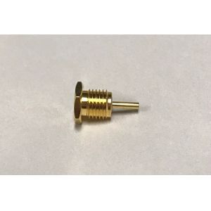 China Nut Mounting Trf Coaxial Cable Connectors MCX Female Straigh Gold Plated on sale