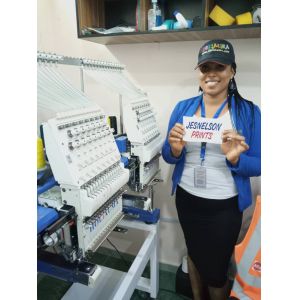 2 head embroidery machine newest technology multi functions computer embroidery