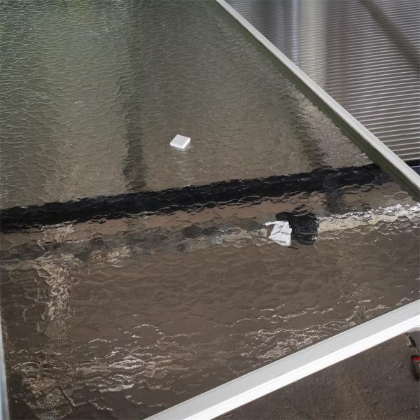 5mm 8mm Fluted Tempered Glass Safety Privacy Decorative Clear Toughened Tecture Reeded Pattern Glass